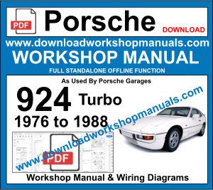 Porsche 924 repair workshop manual